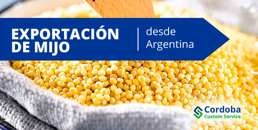 exportacion de mijo desde argentina